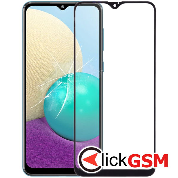 Piesa Sticla Cu Oca Black Samsung Galaxy A02 4cg8