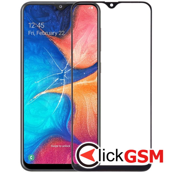 Piesa Piesa Sticla Cu Oca Black Samsung Galaxy A10e 4cps