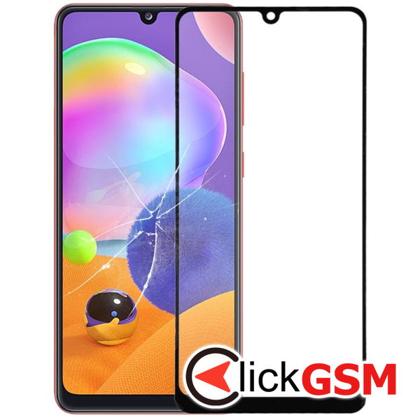 Piesa Piesa Sticla Cu Oca Black Samsung Galaxy A31 4ce8