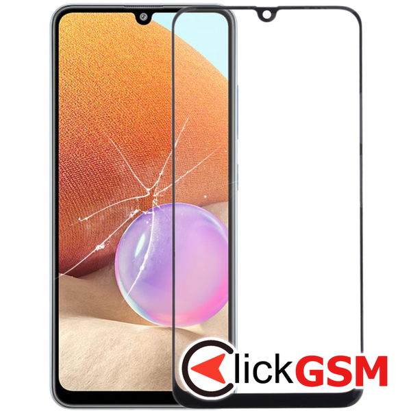 Piesa Piesa Sticla Cu Oca Black Samsung Galaxy A32 4ce9