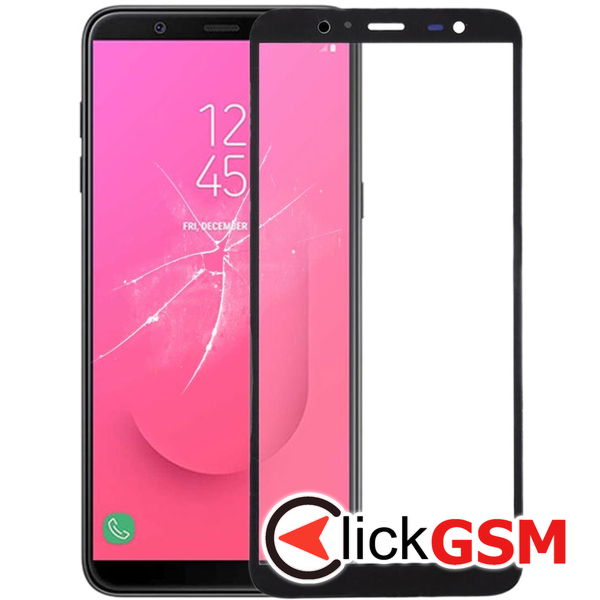 Piesa Sticla Cu Oca Black Samsung Galaxy J8 4cgh