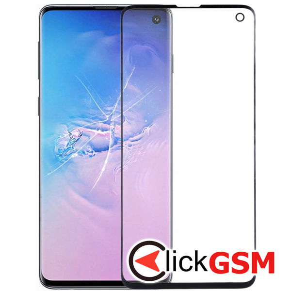 Piesa Piesa Sticla Cu Oca Black Samsung Galaxy S10 4cqq