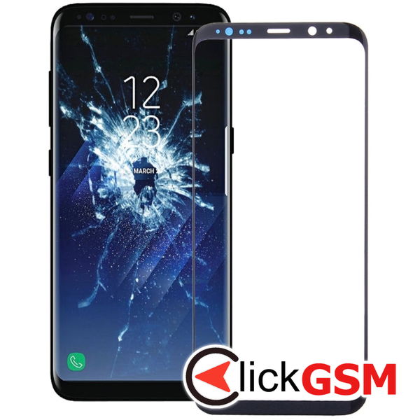 Piesa Piesa Sticla Cu Oca Black Samsung Galaxy S8 4cp6