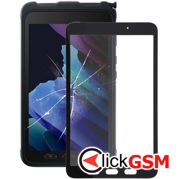 Piesa Sticla Cu Oca Black Samsung Galaxy Tab Active3 4cmz