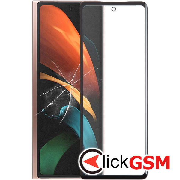 Piesa Sticla Cu Oca Black Samsung Galaxy Z Fold2 5g 4c3z