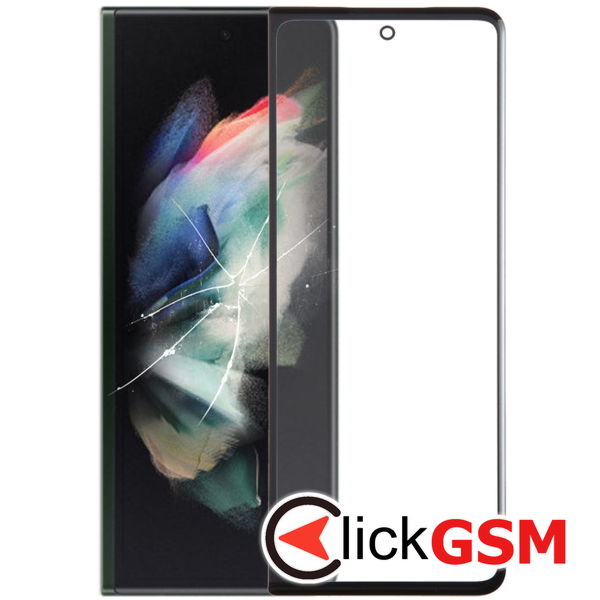 Piesa Sticla Cu Oca Black Samsung Galaxy Z Fold3 4dig