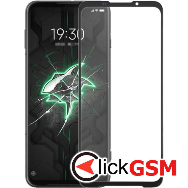 Piesa Piesa Sticla Cu Oca Black Xiaomi Black Shark 3 2s6y