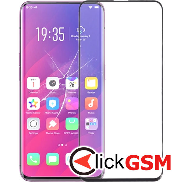 Piesa Piesa Sticla Cu Oca Oppo Find X 20ai