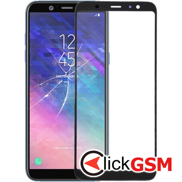 Piesa Piesa Sticla Cu Oca Samsung Galaxy A6 Plus 2018 4cgi