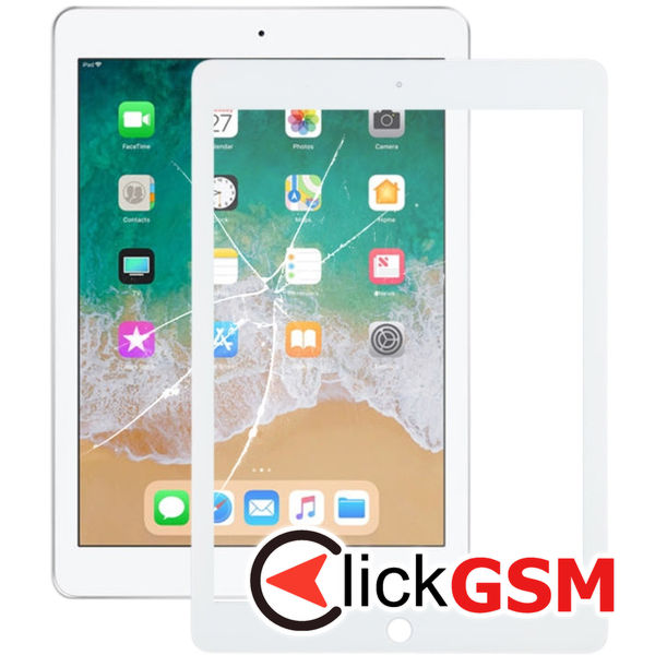 Piesa Sticla Cu Oca White Apple Ipad 9.7 1xg4