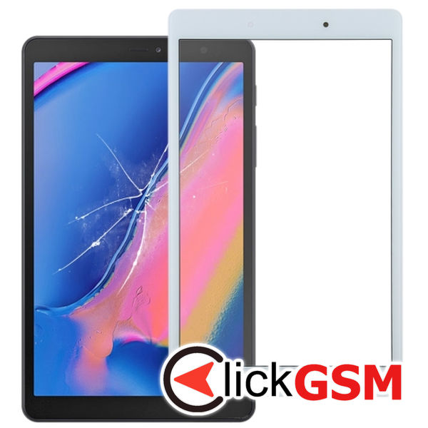 Piesa Sticla Cu Oca White Samsung Galaxy Tab A 8.0 2019 4cng