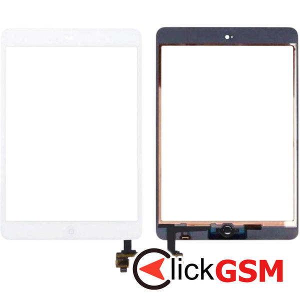 Piesa Sticla Cu Touchscreen Alb Apple Ipad Mini 2 2ar8