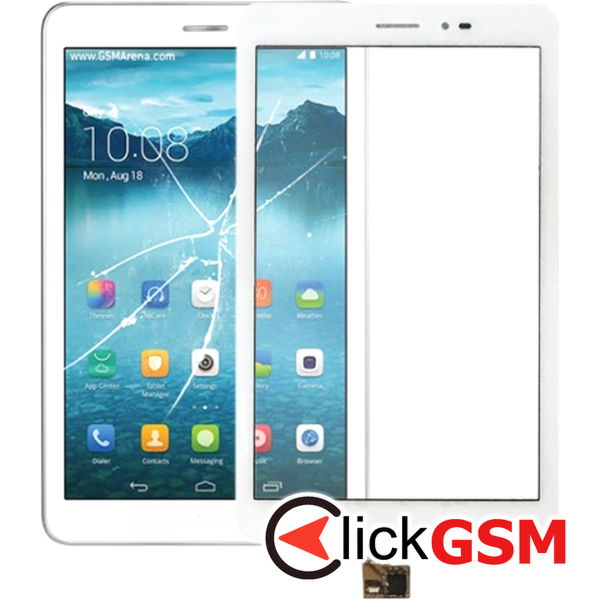 Piesa Piesa Sticla Cu Touchscreen Alb Huawei Mediapad T1 8.0 3a5