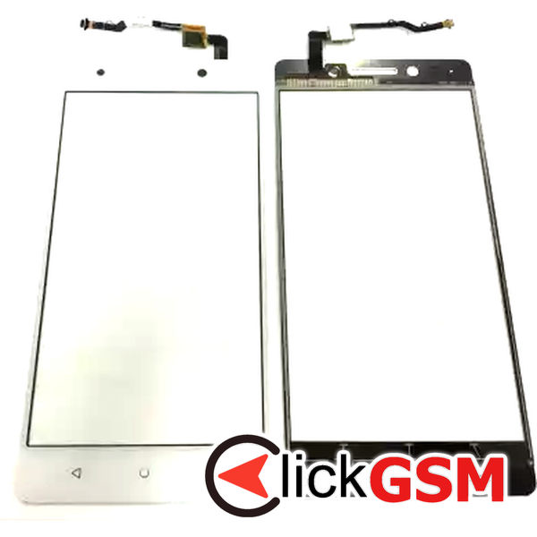 Piesa Sticla Cu Touchscreen Alb Lenovo K8 Note Xyw