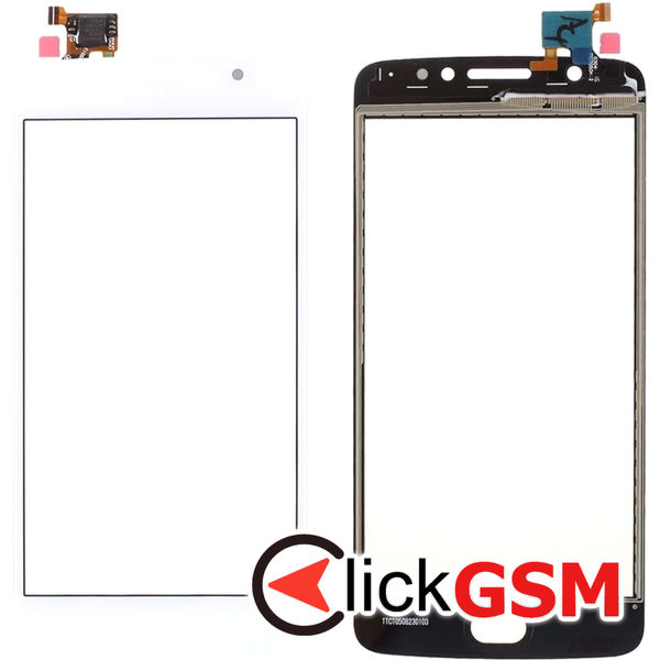 Piesa Sticla Cu Touchscreen Alb Motorola Moto E4 4t0k