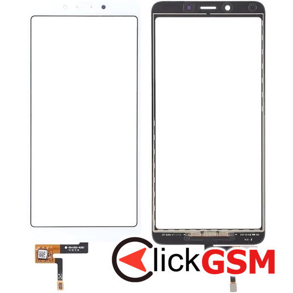 Piesa Sticla Cu Touchscreen Alb Xiaomi Redmi 6 4wwr