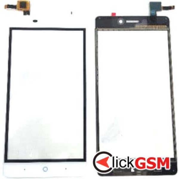 Piesa Sticla Cu Touchscreen Alb Zte Blade V580 2mlf