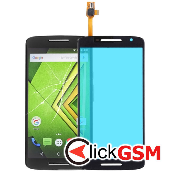 Piesa Sticla Cu Touchscreen Black Motorola Moto X Play 22qp