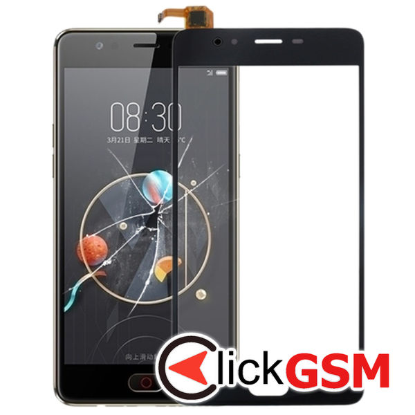 Piesa Sticla Cu Touchscreen Black Nubia M2 Lite 1y7y