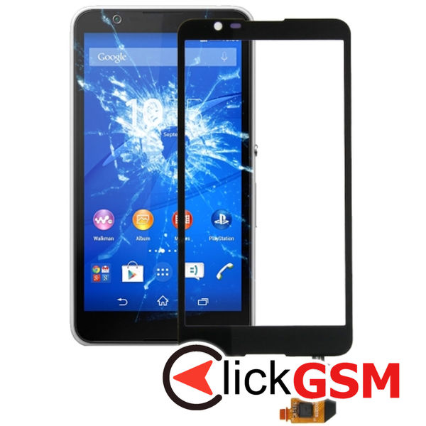 Piesa Piesa Sticla Cu Touchscreen Black Sony Xperia E4 4osj