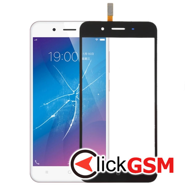 Piesa Piesa Sticla Cu Touchscreen Black Vivo Y66 4p06