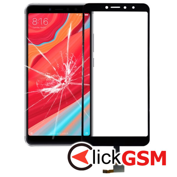 Piesa Piesa Sticla Cu Touchscreen Black Xiaomi Redmi S2 25wv