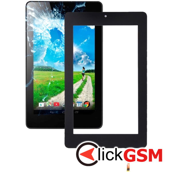 Piesa Sticla Cu Touchscreen Negru Acer Iconia One 7 23fk