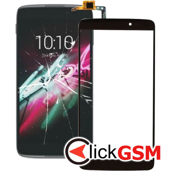 Piesa Sticla Cu Touchscreen Negru Alcatel Onetouch Idol 3 5.5 24g7