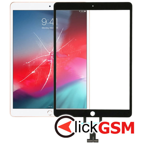 Piesa Sticla Cu Touchscreen Negru Apple Ipad Air 2019 2akv