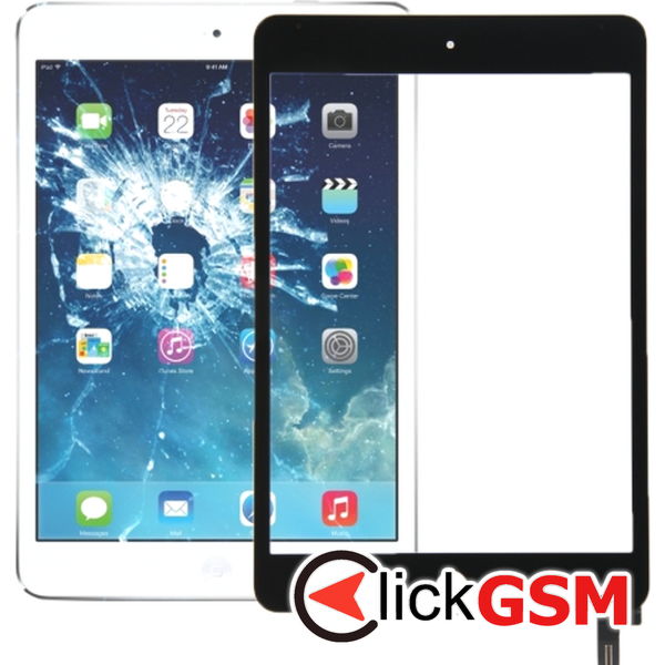 Piesa Piesa Sticla Cu Touchscreen Negru Apple Ipad Mini 4 2akw