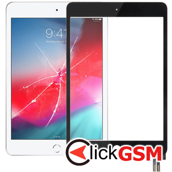 Piesa Sticla Cu Touchscreen Negru Apple Ipad Mini 5 2af2