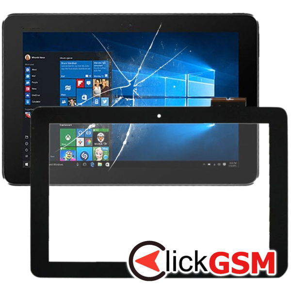 Piesa Piesa Sticla Cu Touchscreen Negru Asus Transformer Book 2576