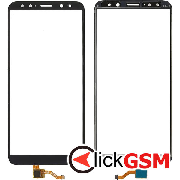 Piesa Sticla Cu Touchscreen Negru Huawei Mate 10 Lite 4rg1