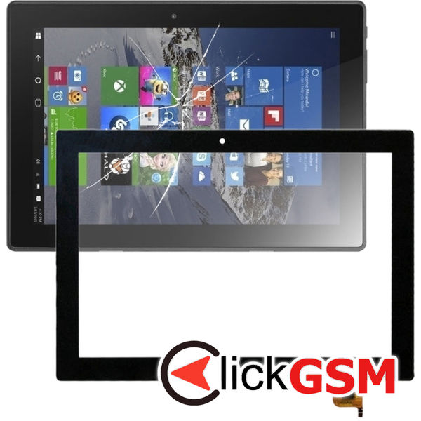 Piesa Sticla Cu Touchscreen Negru Lenovo Miix 3 23yb