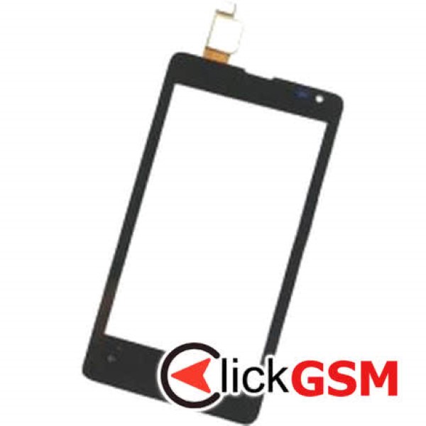 Piesa Sticla Cu Touchscreen Negru Microsoft Lumia 435 23sj