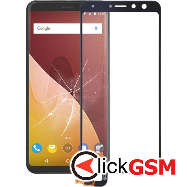 Piesa Piesa Sticla Cu Touchscreen Negru Wiko View Prime 225i