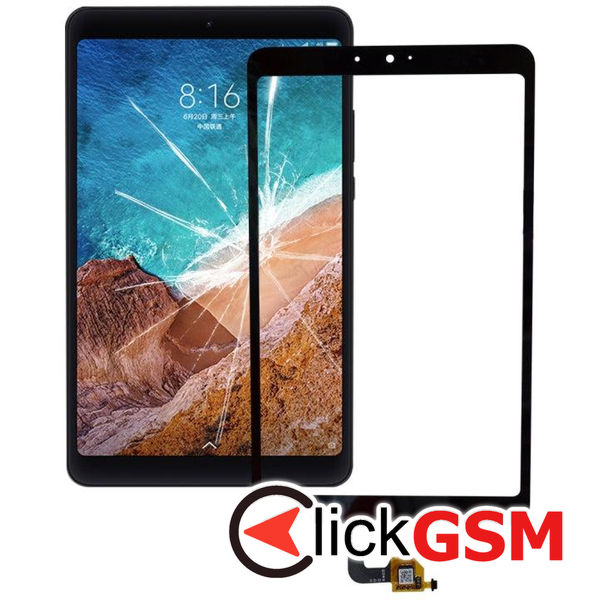 Piesa Sticla Cu Touchscreen Negru Xiaomi Mi Pad 4 25x4