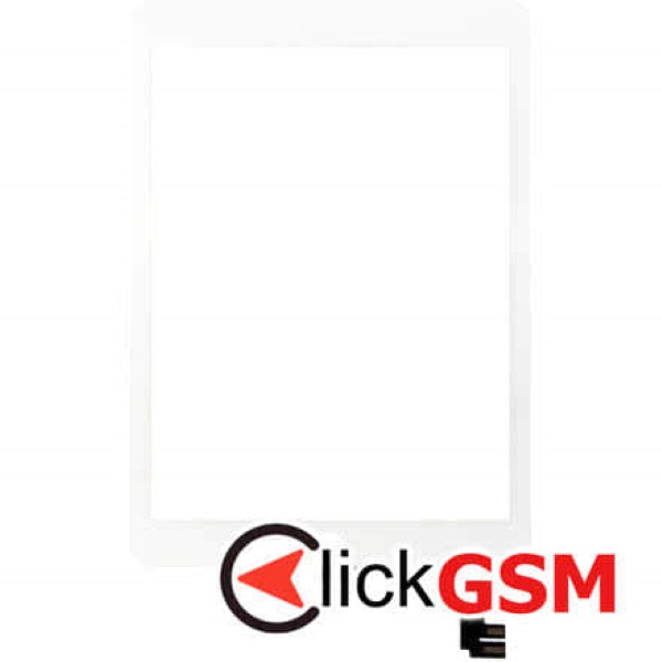 Piesa Sticla Cu Touchscreen Pentru Apple Ipad Air 2 White 2ad5