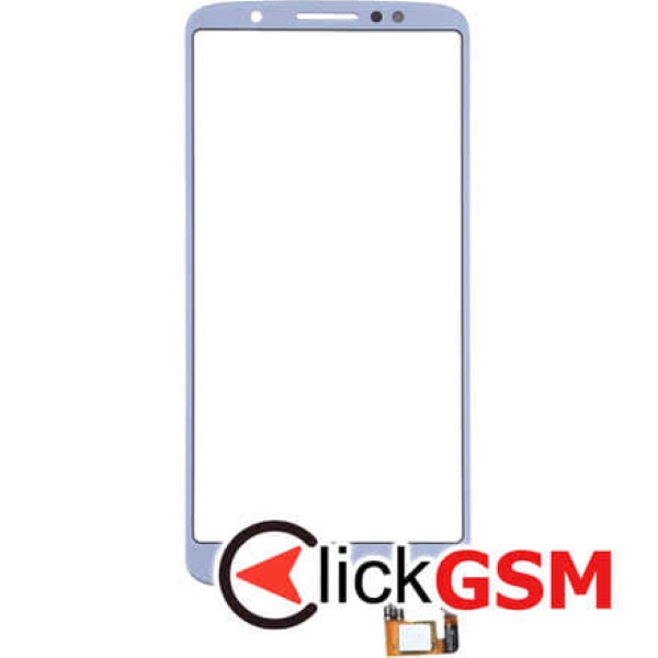 Piesa Piesa Sticla Cu Touchscreen Pentru Motorola Moto G6 Plus Silver 22qt