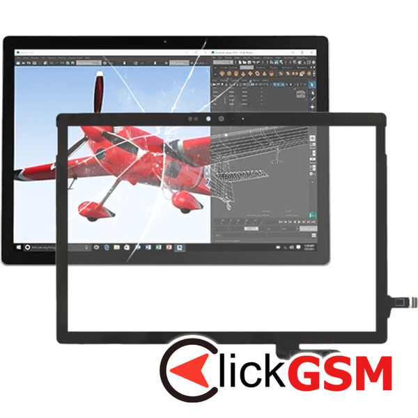 Piesa Piesa Sticla Cu Touchscreen Si Oca Microsoft Surface Book Gn4