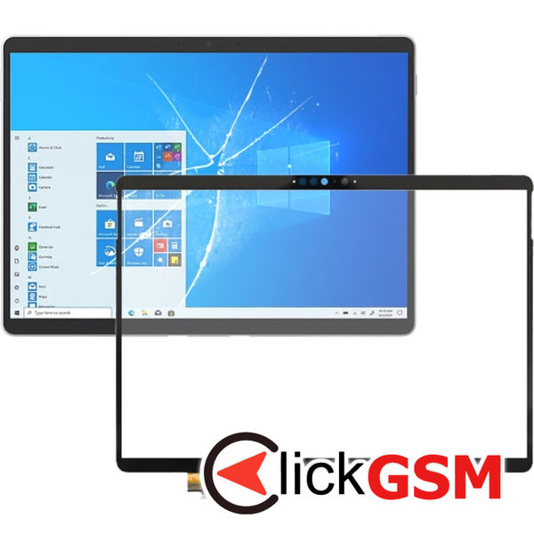 Piesa Sticla Cu Touchscreen Si Oca Microsoft Surface Pro 8 Gem