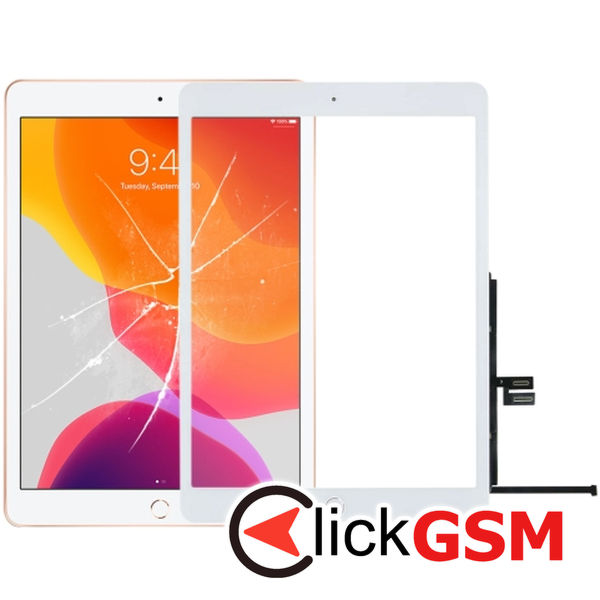 Piesa Sticla Cu Touchscreen White Apple Ipad 10.2 2020 2ajy