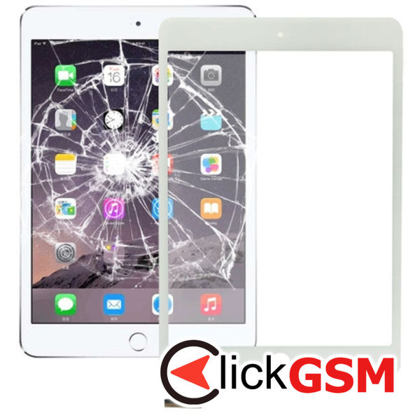 Piesa Sticla Cu Touchscreen White Apple Ipad Mini 3 2arw