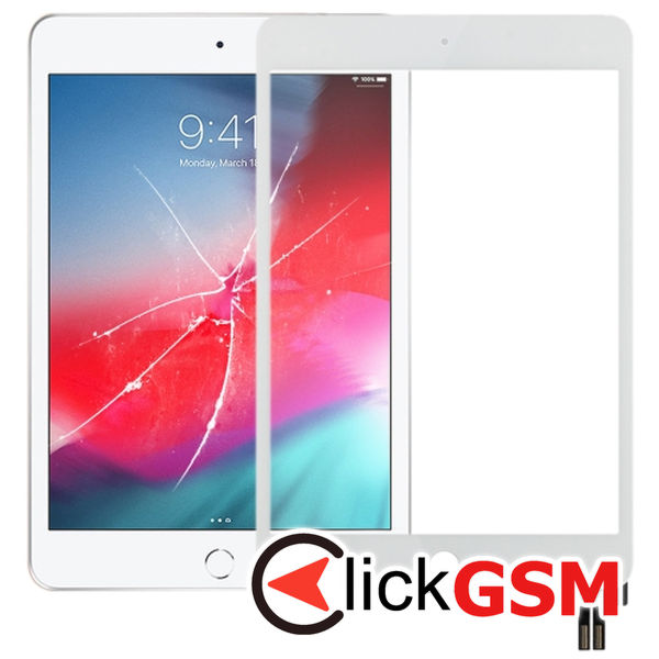 Piesa Piesa Sticla Cu Touchscreen White Apple Ipad Mini 5 2af3