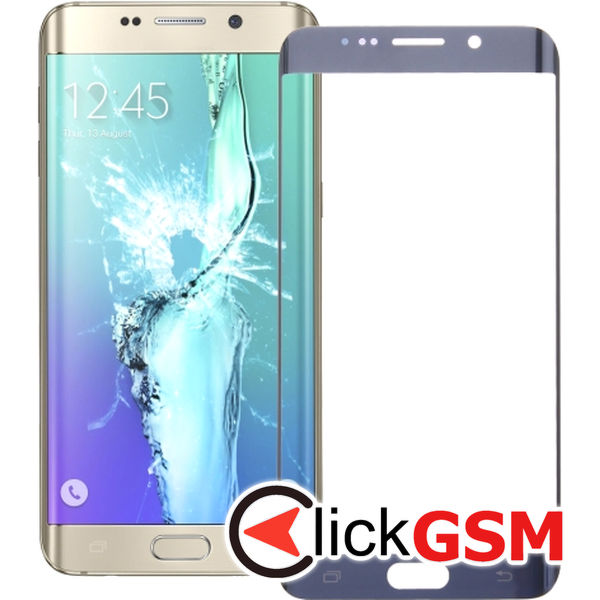 Piesa Piesa Sticla Dark Blue Samsung Galaxy S6 Edge.plus 4e88