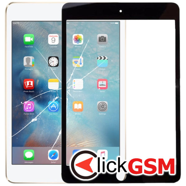 Piesa Piesa Sticla Negru Apple Ipad Mini 4 2ah2