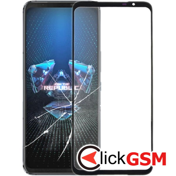 Piesa Piesa Sticla Negru Asus Rog Phone 5 24xi