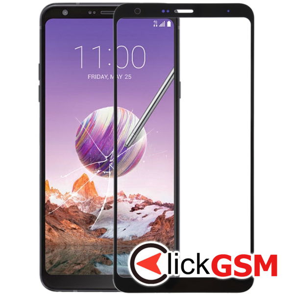 Piesa Sticla Negru Lg Stylo 4 26cu