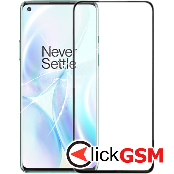 Piesa Sticla Negru Oneplus 8 21vt