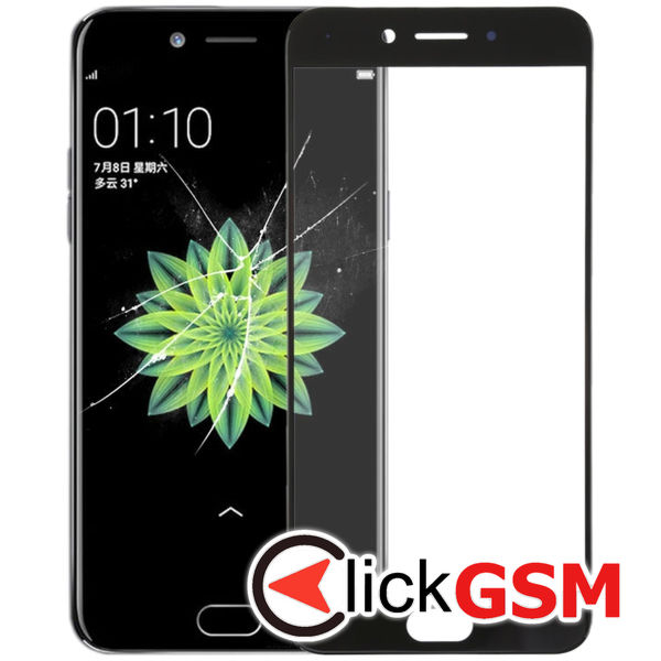 Piesa Sticla Negru Oppo A77 1xny